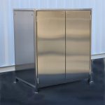 Whole house reverse osmosis unit stainless steel cabinet