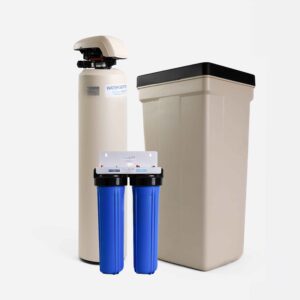 ST30 with its brine tank and twin whole house filter system